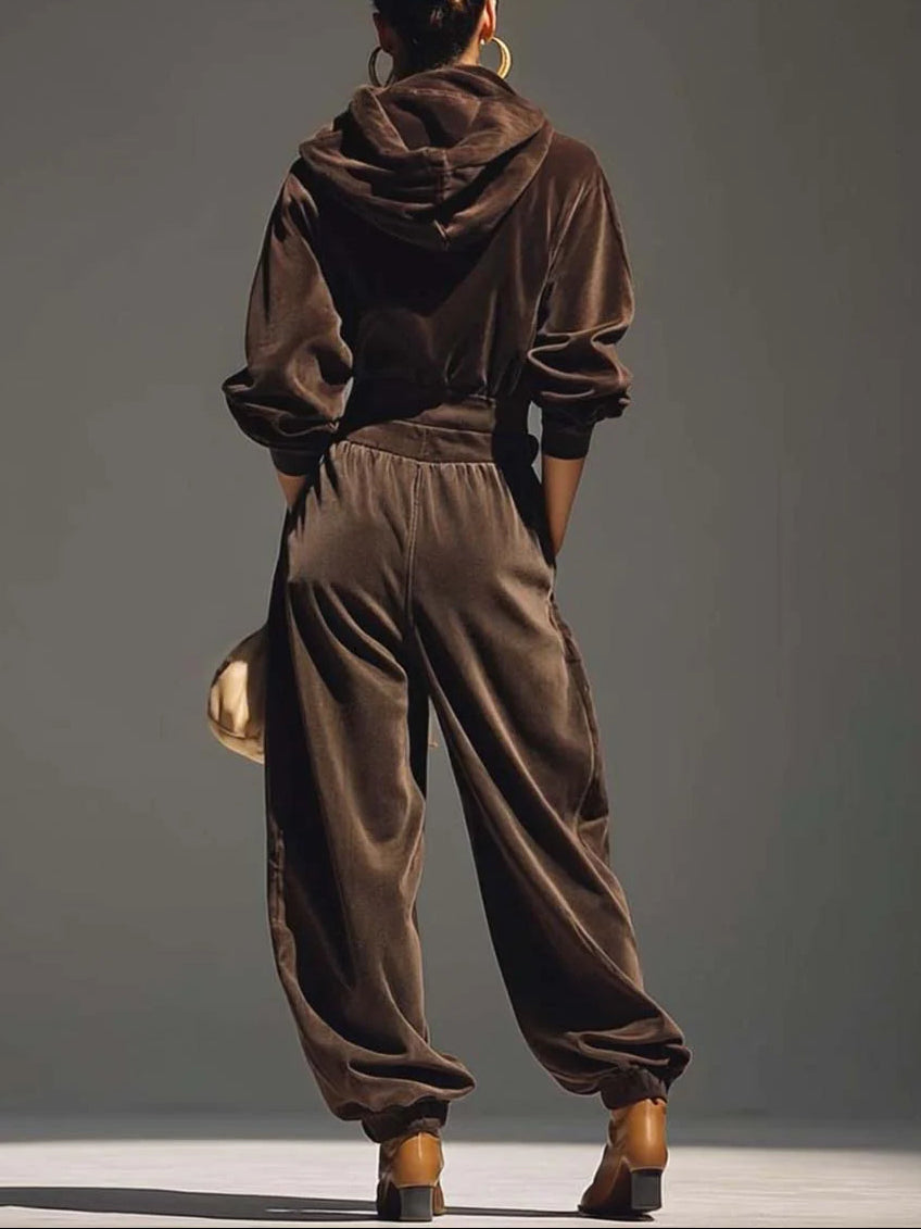 Lina | Modernes Damen Ensemble Hoodie und Hose