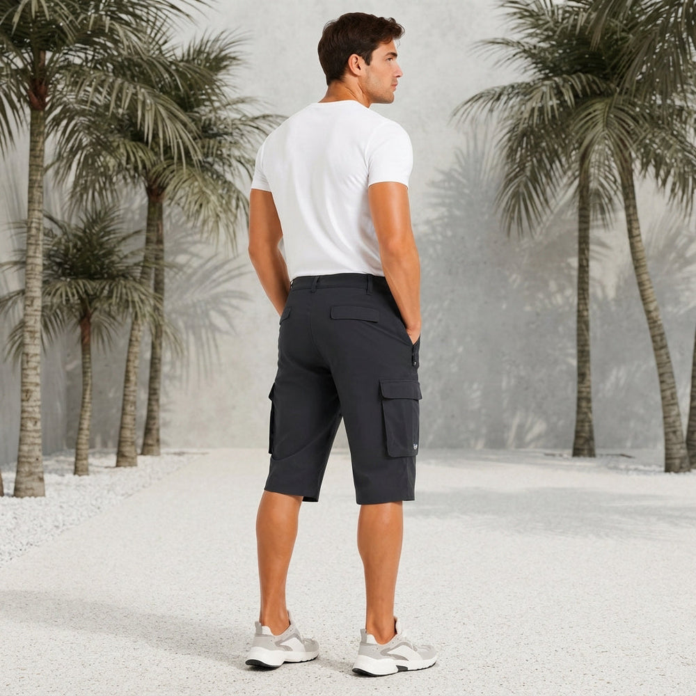 Cedrik - Dehnbare Cargo-Shorts