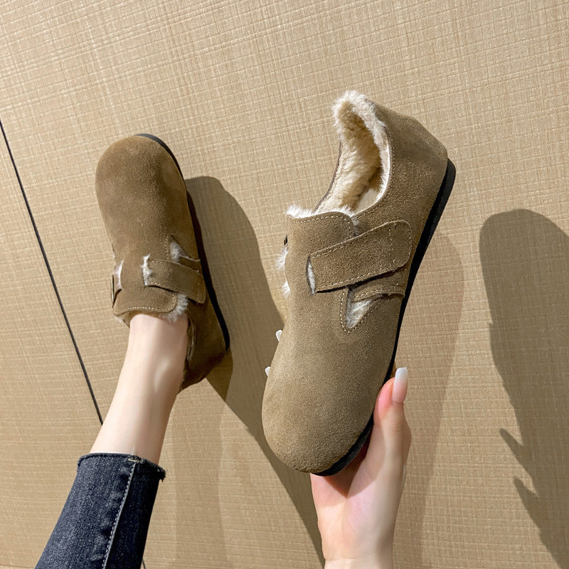 Clog-Schuhe für Frauen mit Plüschfutter - Yadhi
