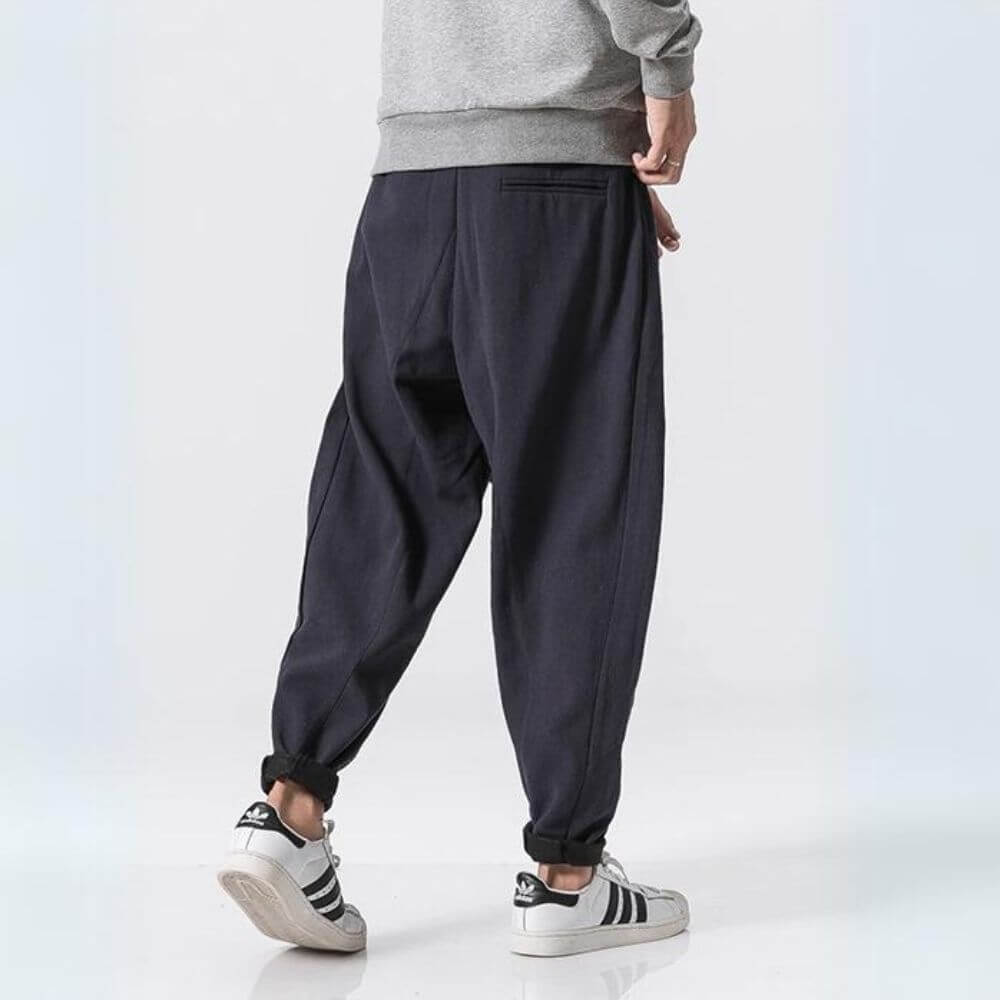 Herren-Baggy-Hose aus Leinen - Iker