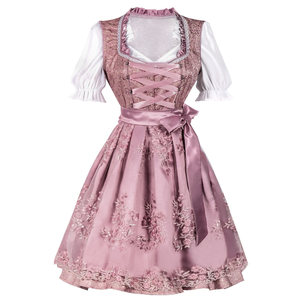 Damen Stilvolles Oktoberfest Dirndl Kleid - Emilia