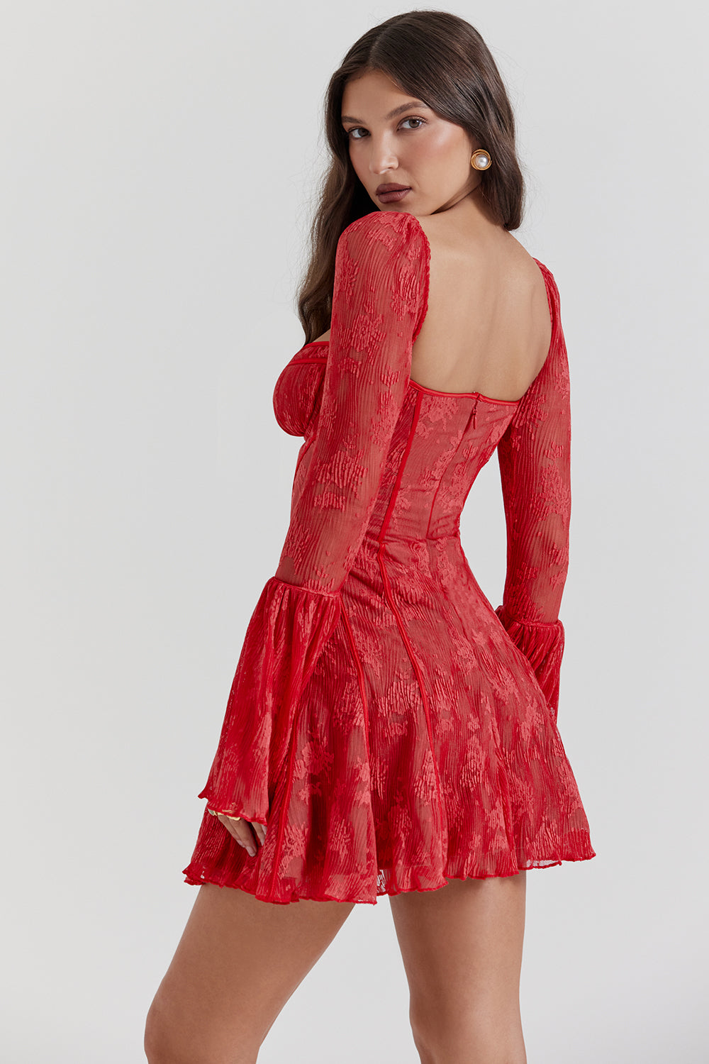Elegantes luxuriöses Minikleid