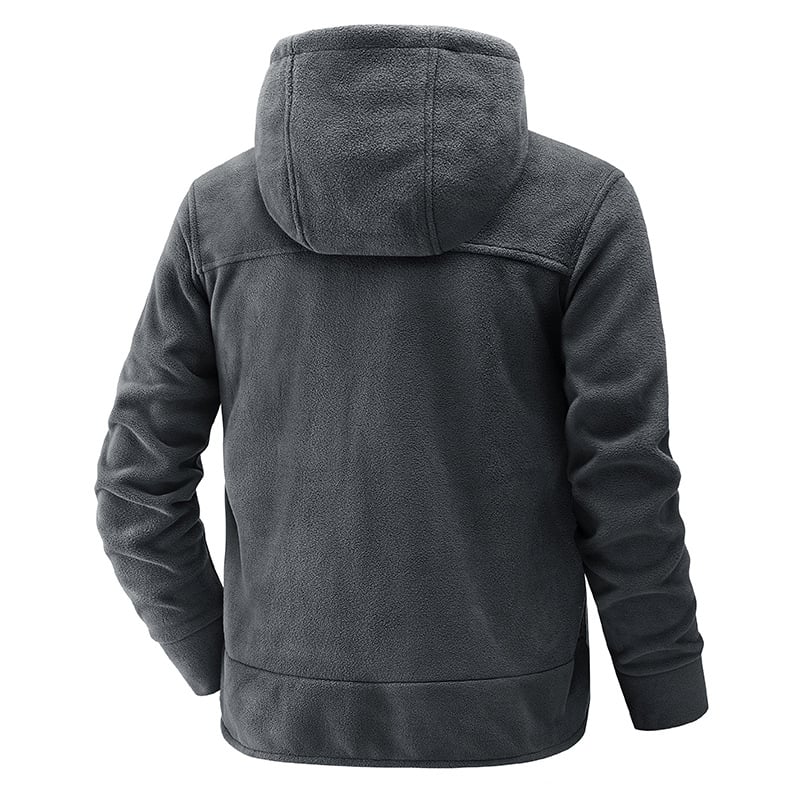 Fleecejacke mit Kapuze für Männer - Nils
