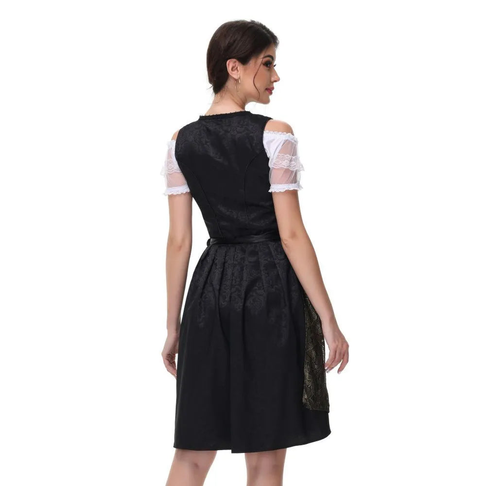 Damen Traditionell Bayerisches Oktoberfest Dirndl Kleid - Johanna