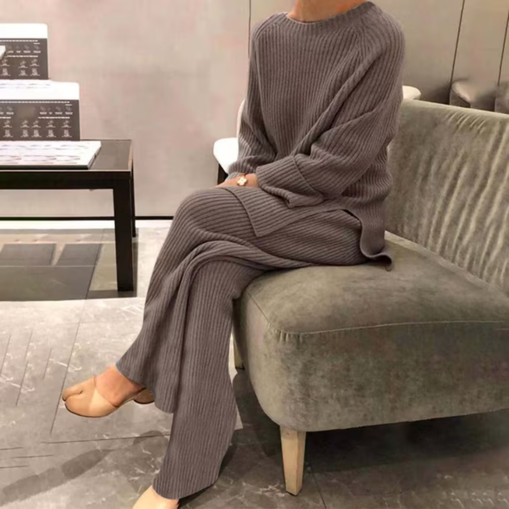 Samantha - Stilvolles Set aus Oberteil und Hose