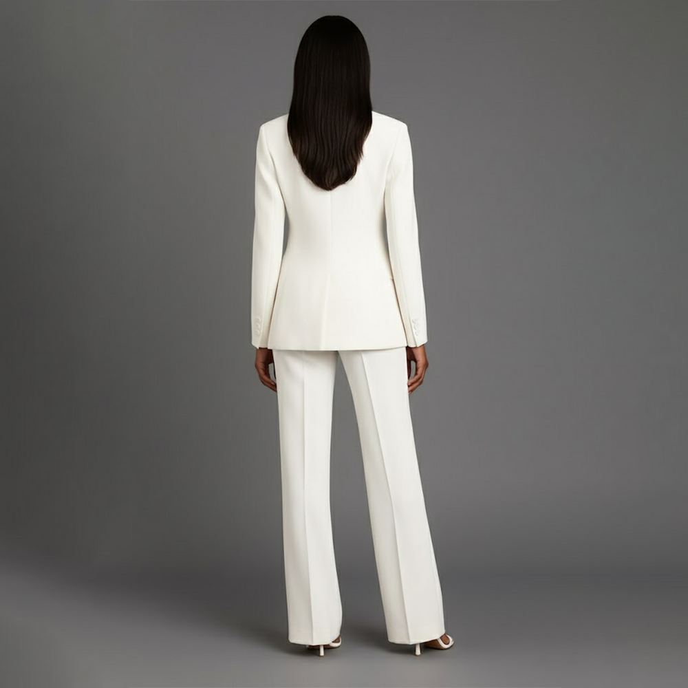 Formeller Blazer-Hosenanzug für Damen