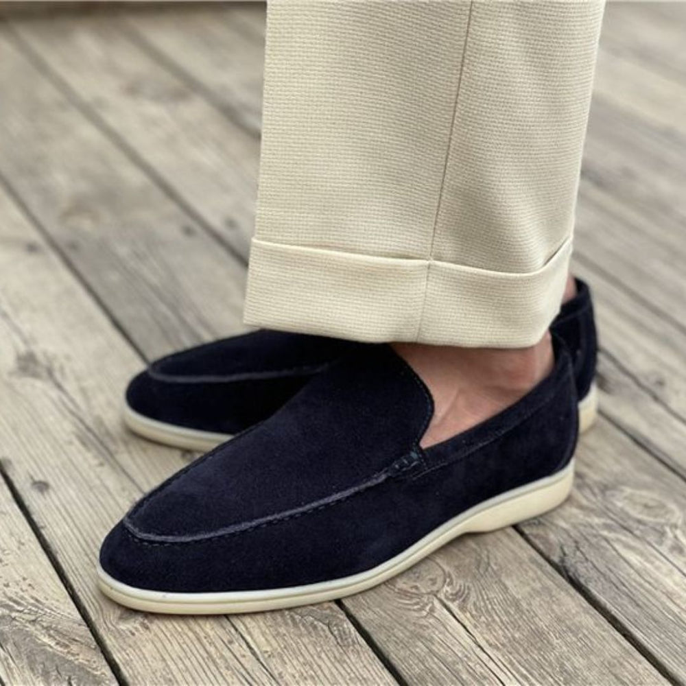 Max | Herren Frühling Wildleder Slip-On Loafers