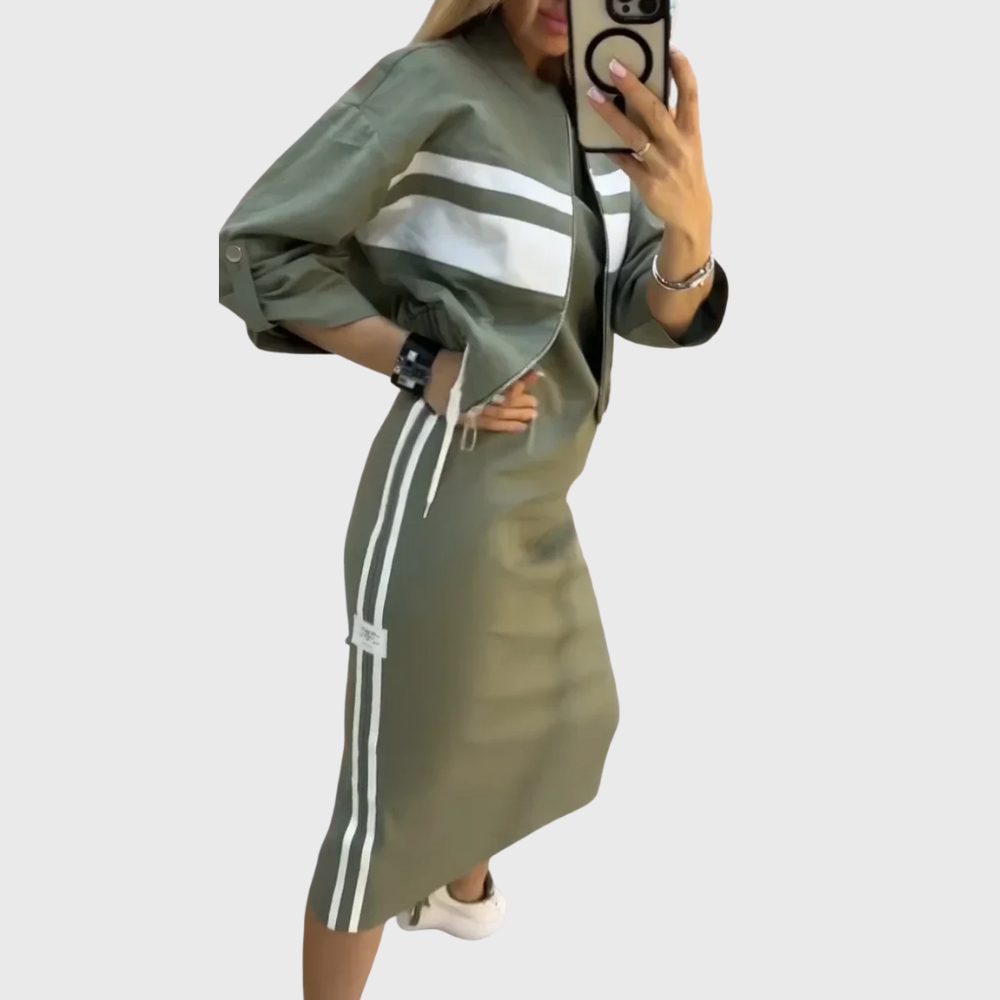 Damen elegantes Zweiteiler Set