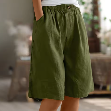 Leichte Shorts für Damen mit elastischem Bund