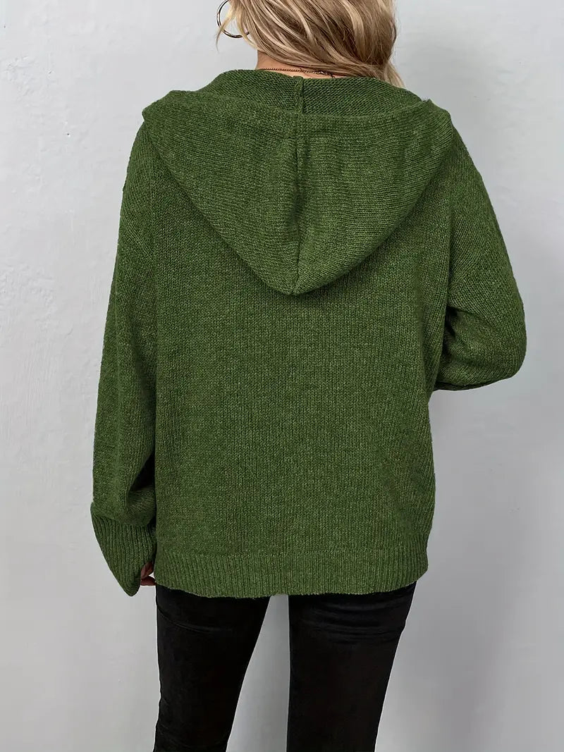 Damen eleganter Cardigan mit Knopfleiste