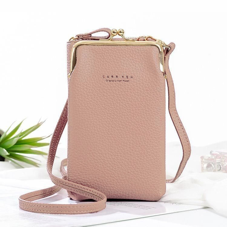 Crossbody Handytasche für Damen aus PU Leder