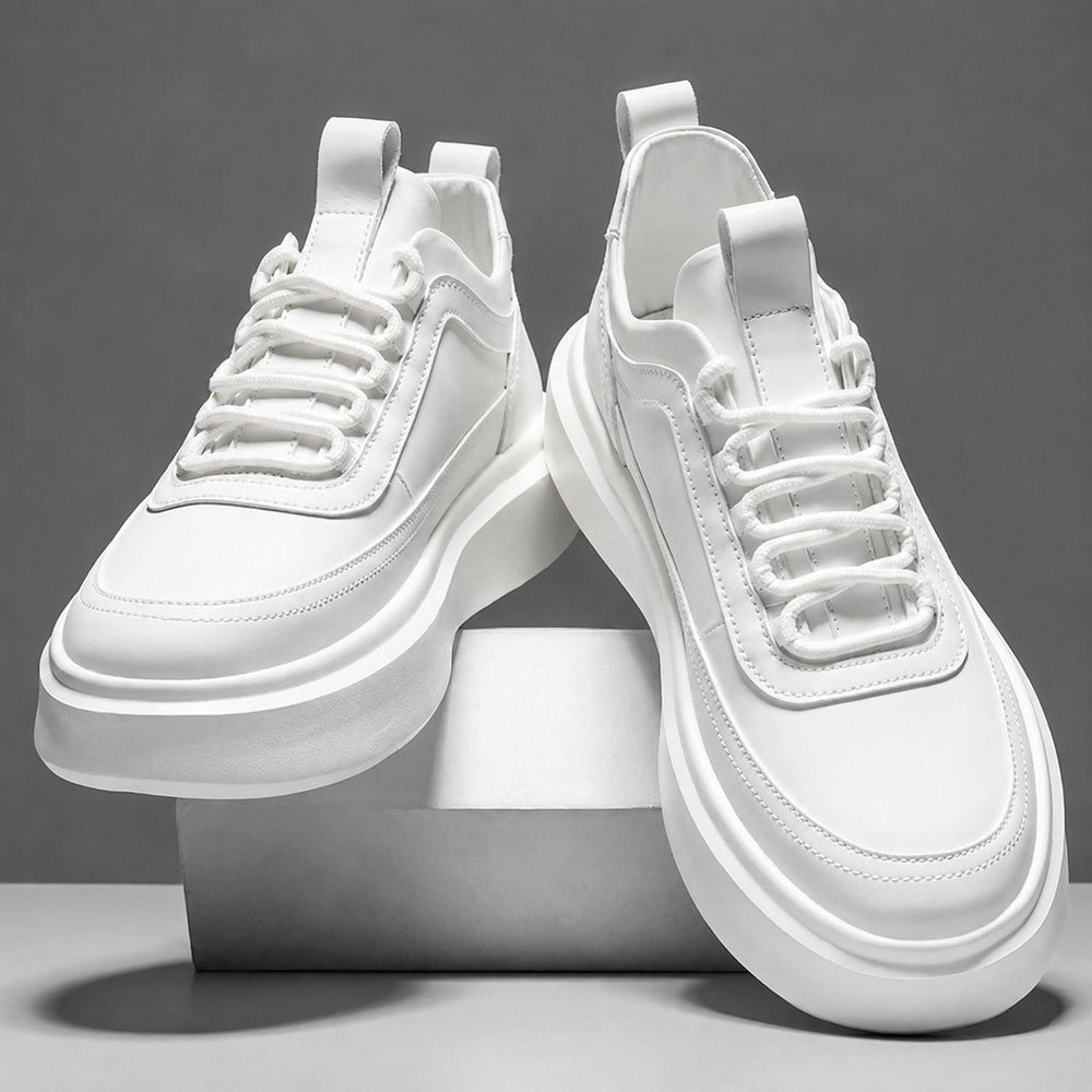 Tommy - Elegante und bequeme weiße Turnschuhe