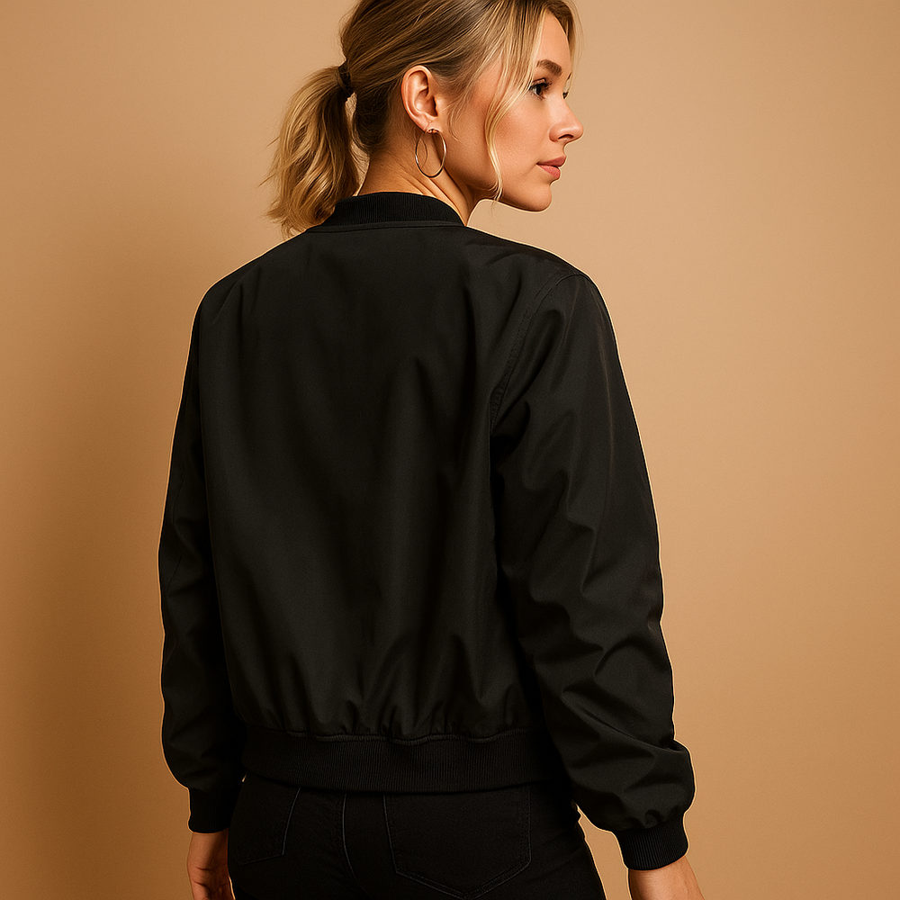 Bomberjacke für Damen mit Reißverschluss