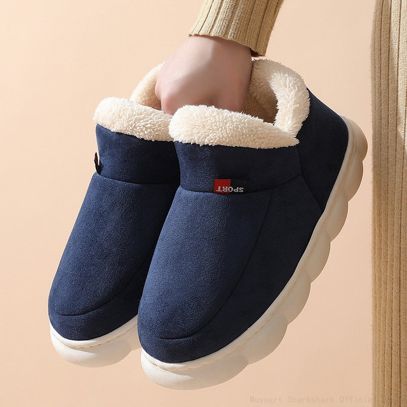 Sofie Damen bequeme Fell Pantoffeln