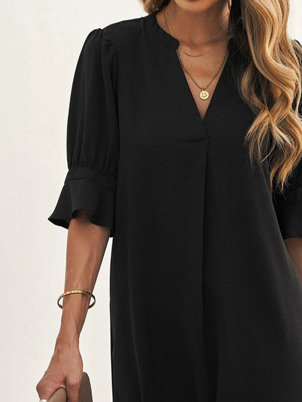 Midi Kleid klassisch und elegant für den Herbst