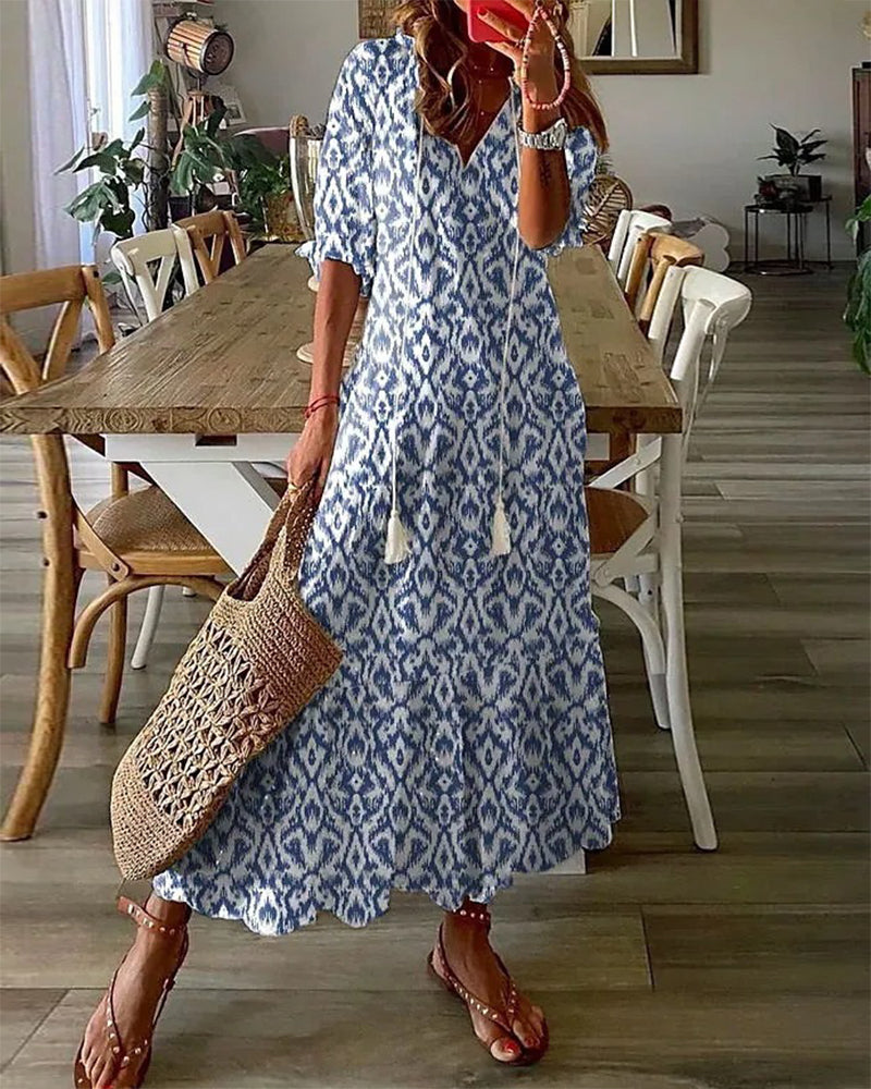 Sophia - Boho Vintage Sommerkleid