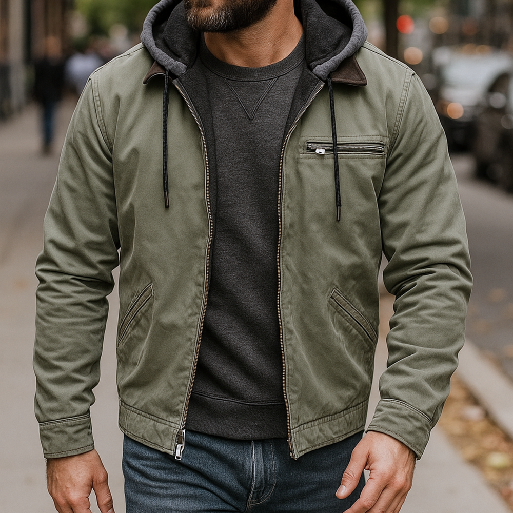 Olek Elegante Herbstjacke | Grün