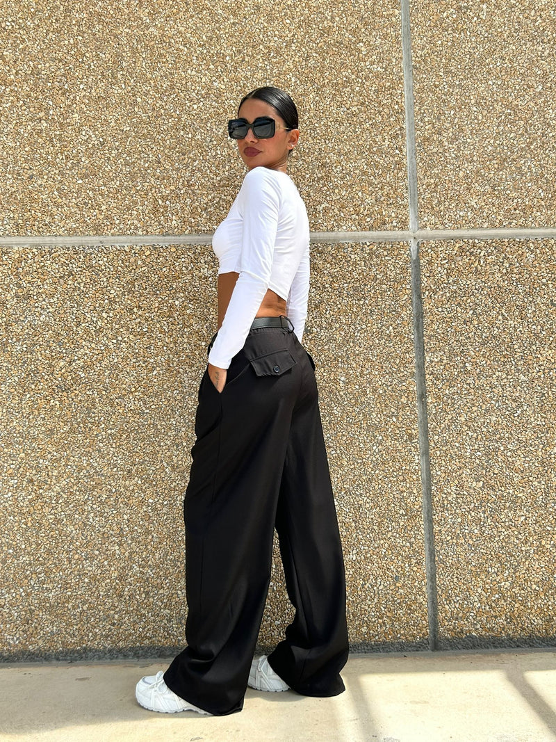 Veenadi - Hose Mit Hoher Taille Und Weitem Bein
