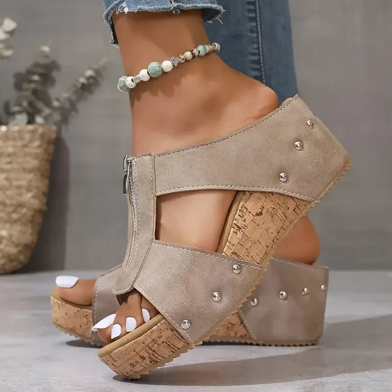 Jose | Orthopädische Sandalen mit Keilabsatz