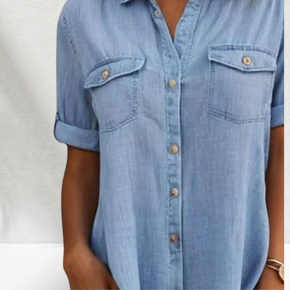 Lea | Feminines Damen Denim-Kleid modern und stilvoll