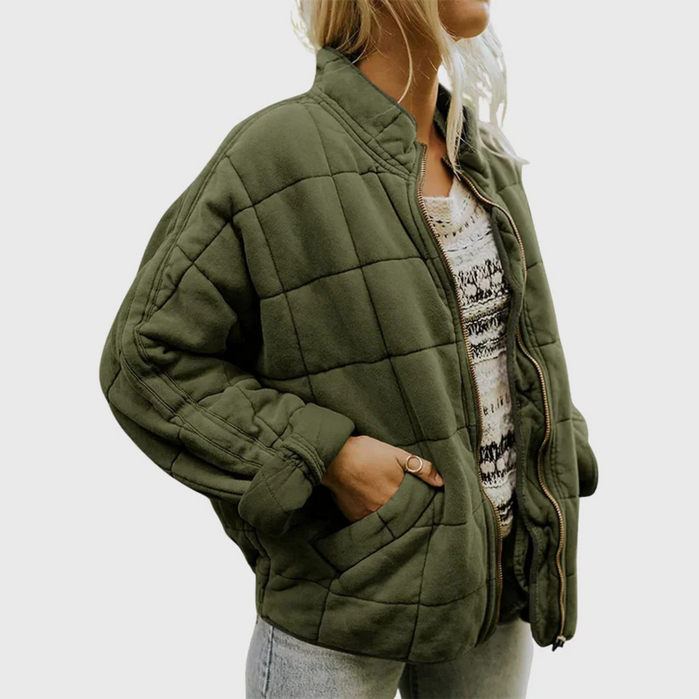 Jyn Eleganter Mantel | Grün