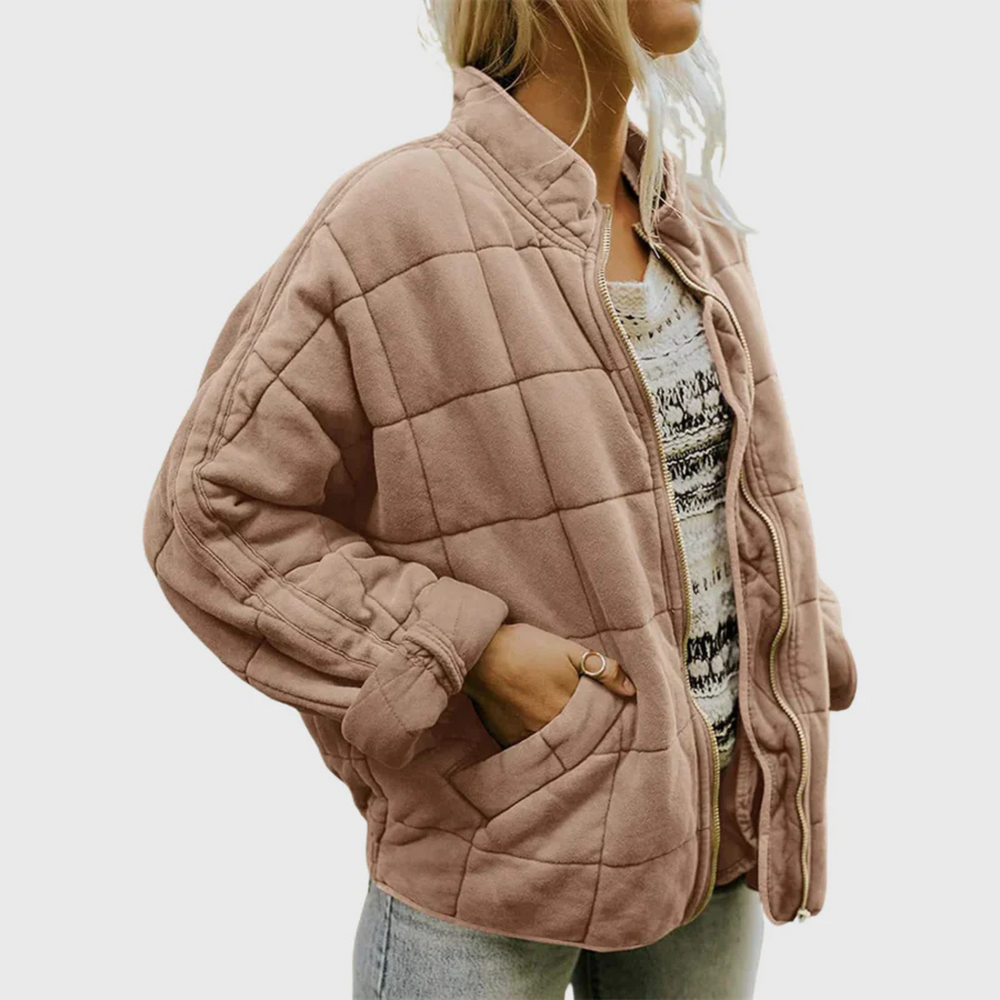 Jyn Eleganter Mantel | Khaki