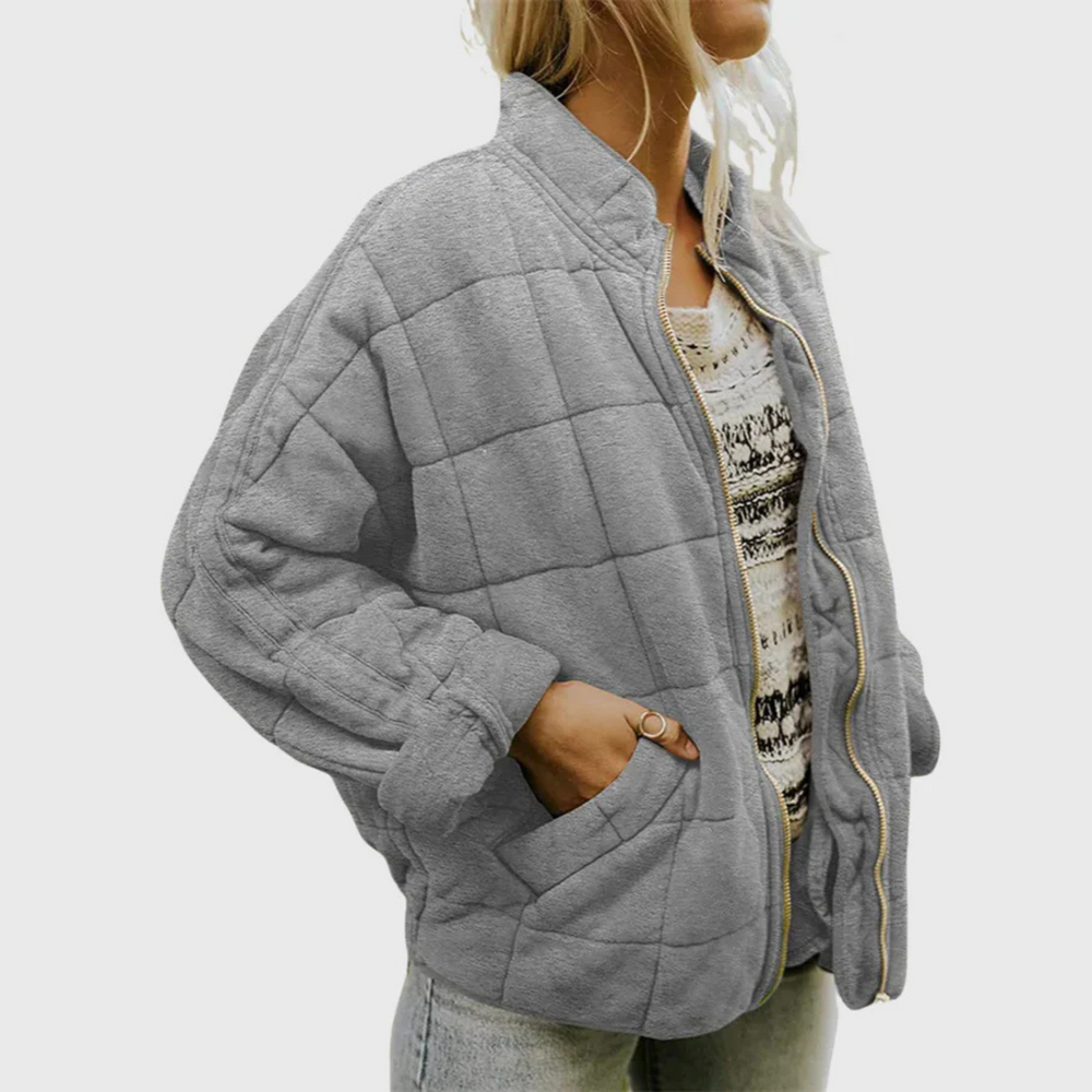 Jyn Eleganter Mantel | Grau