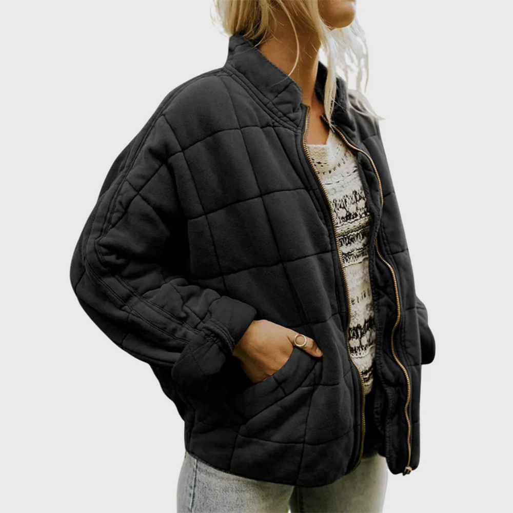 Jyn Eleganter Mantel | Schwarz