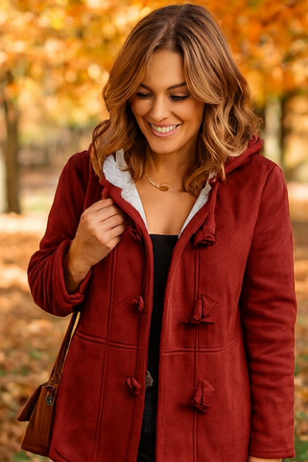 Serena Klassische Fleecejacke | Rot