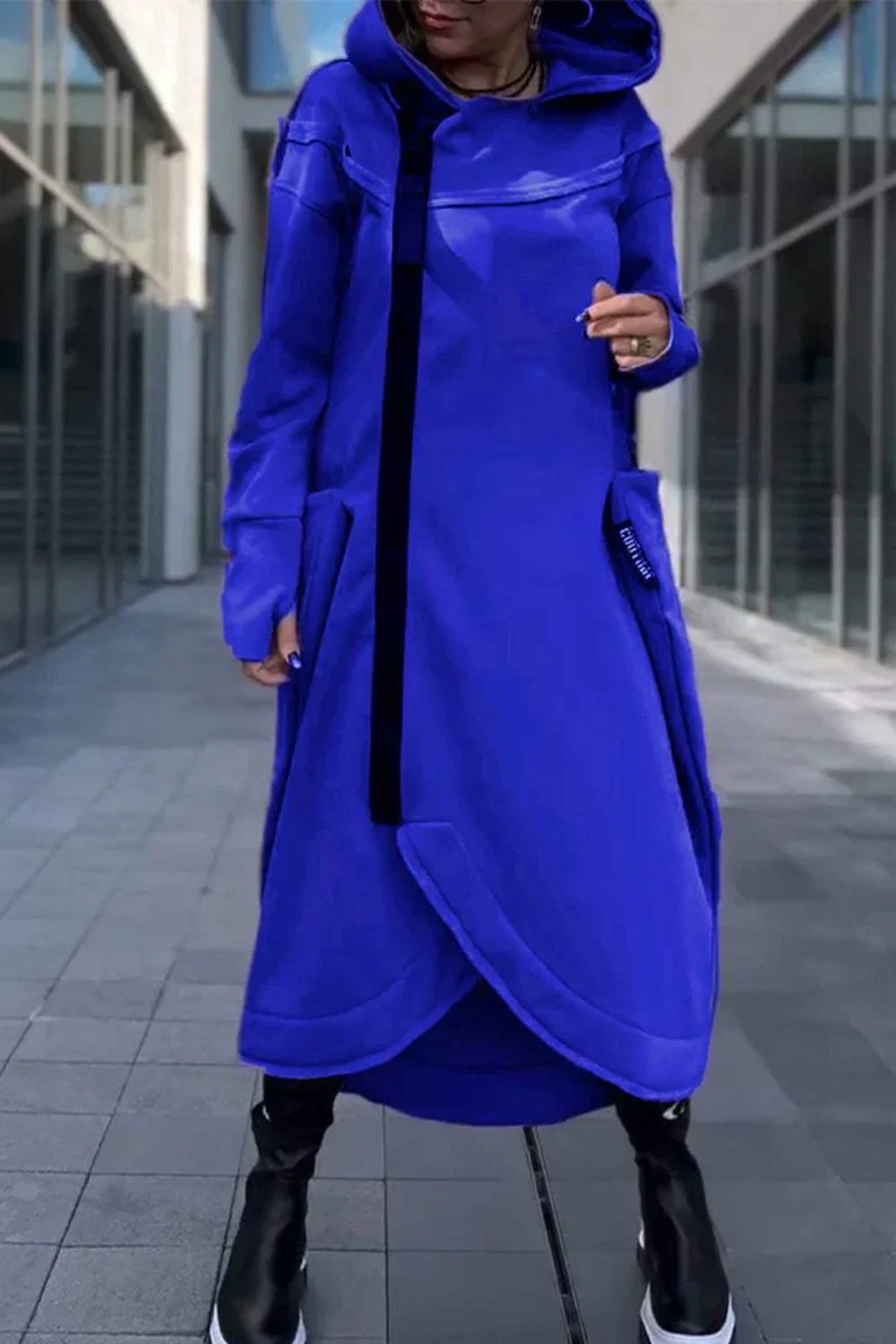 Nana Hoodie mit Reißverschluss | Blau