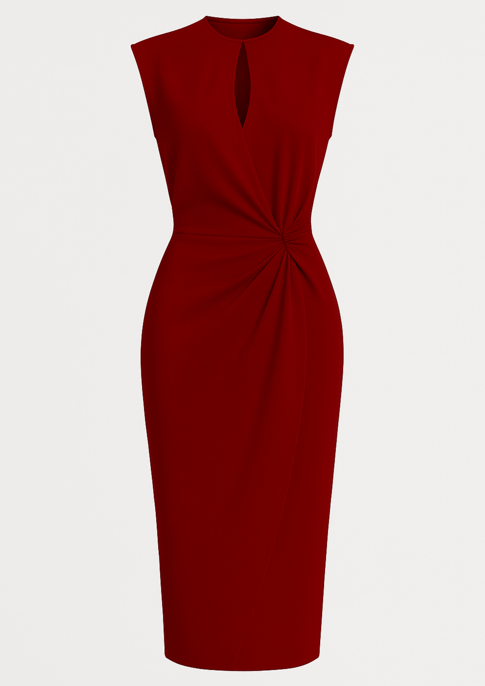 Mirabel Zeitloses Chic-Kleid | Rot