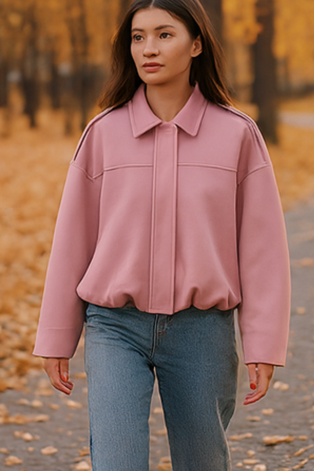 Nala Vintage Oversized Jacket | Rosa