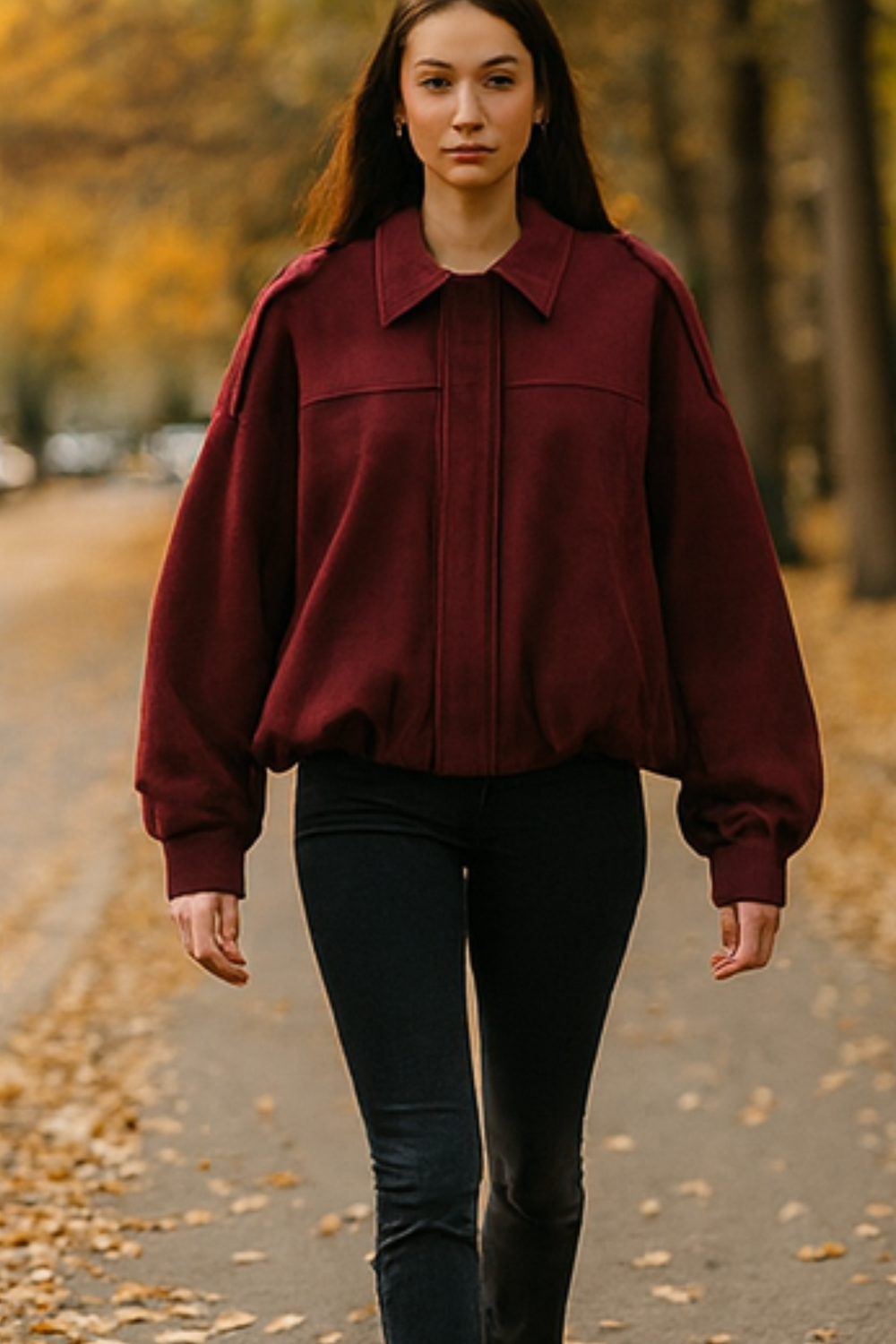 Nala Vintage Oversized Jacket | Rot