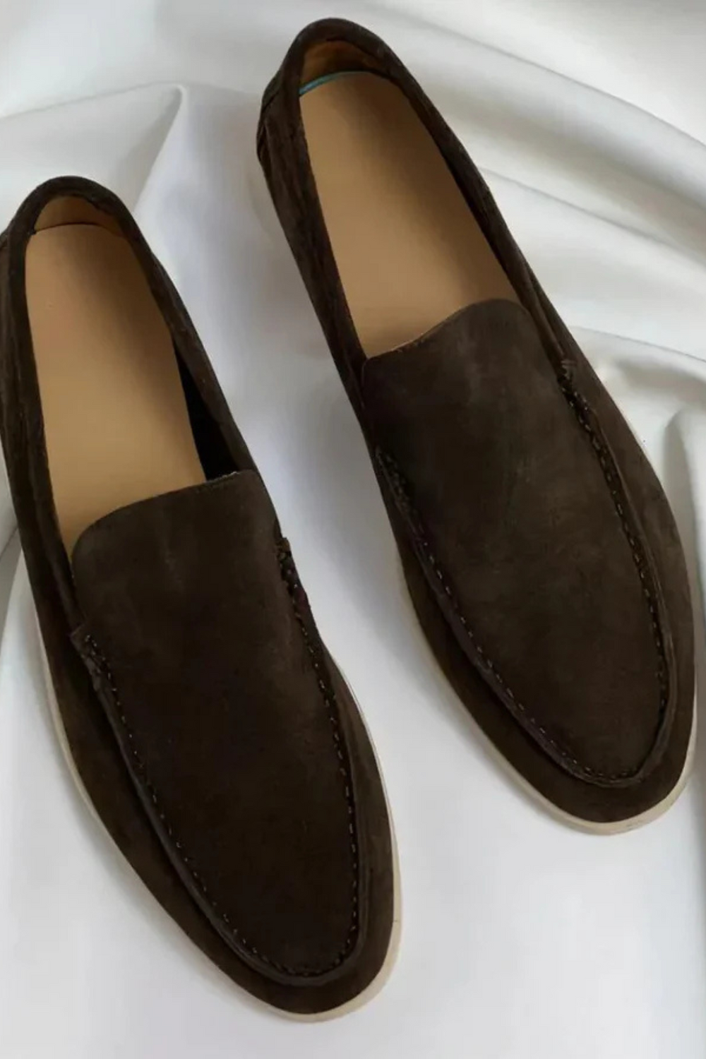 Chase Elegante Wildleder-Loafer | Braun