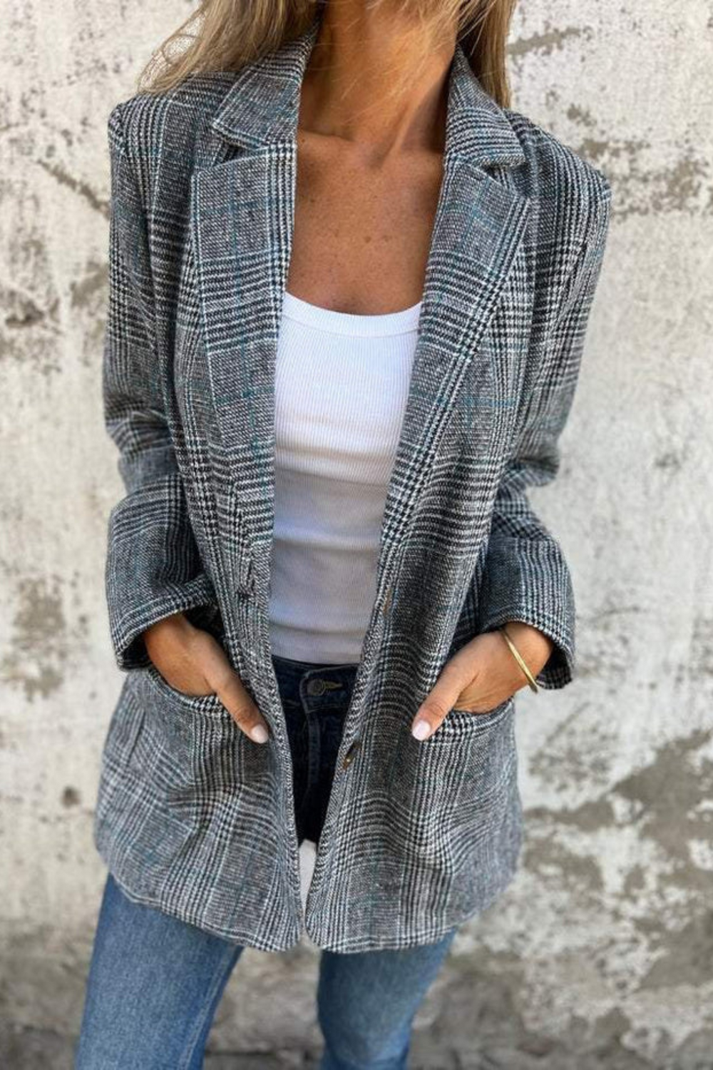 Flora Stilvolle Jacke | Schwarz