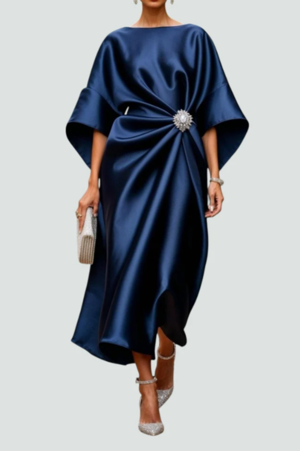 Anne Langes Abendkleid | Marineblau