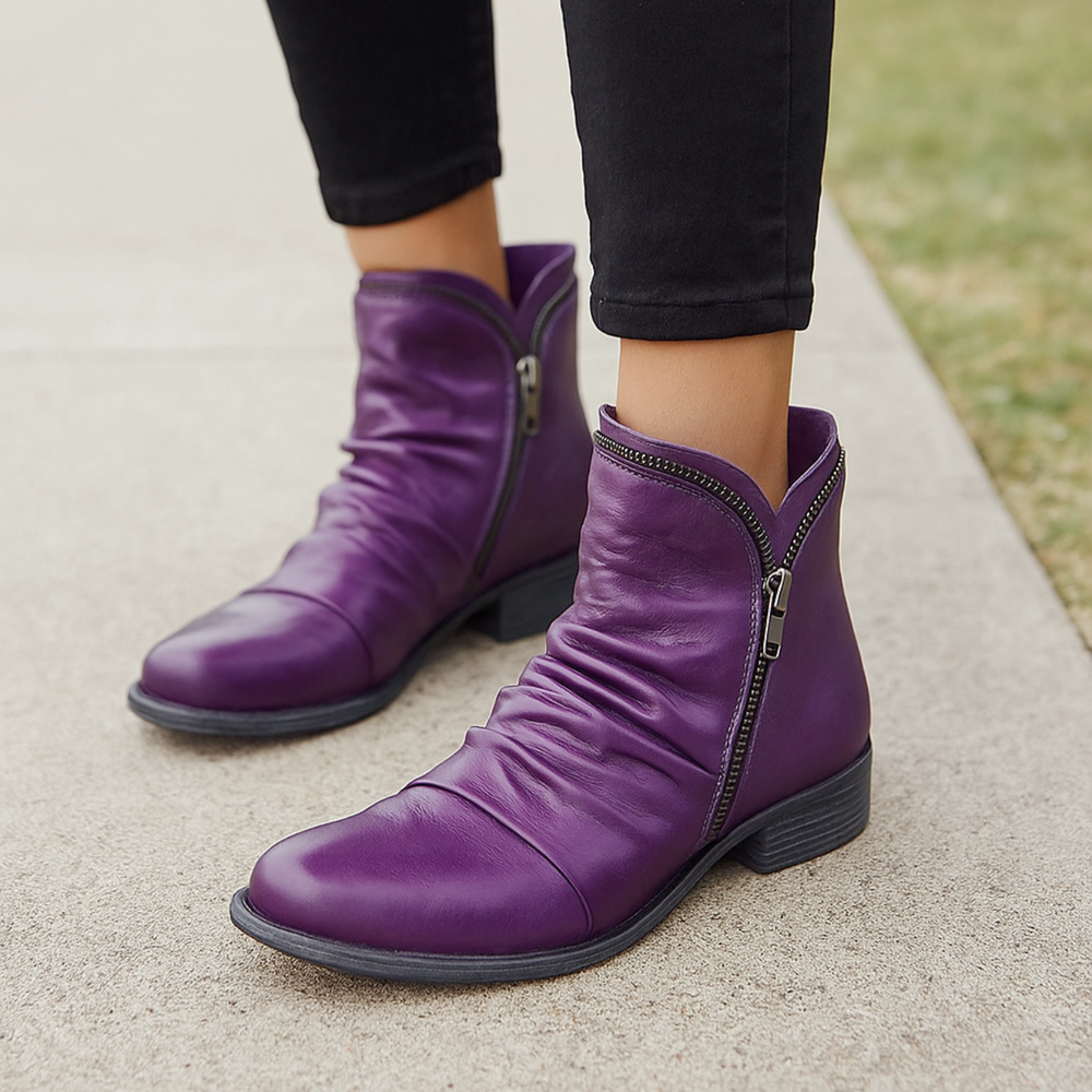 Keisha Orthopädische Ankle Boots | Lila
