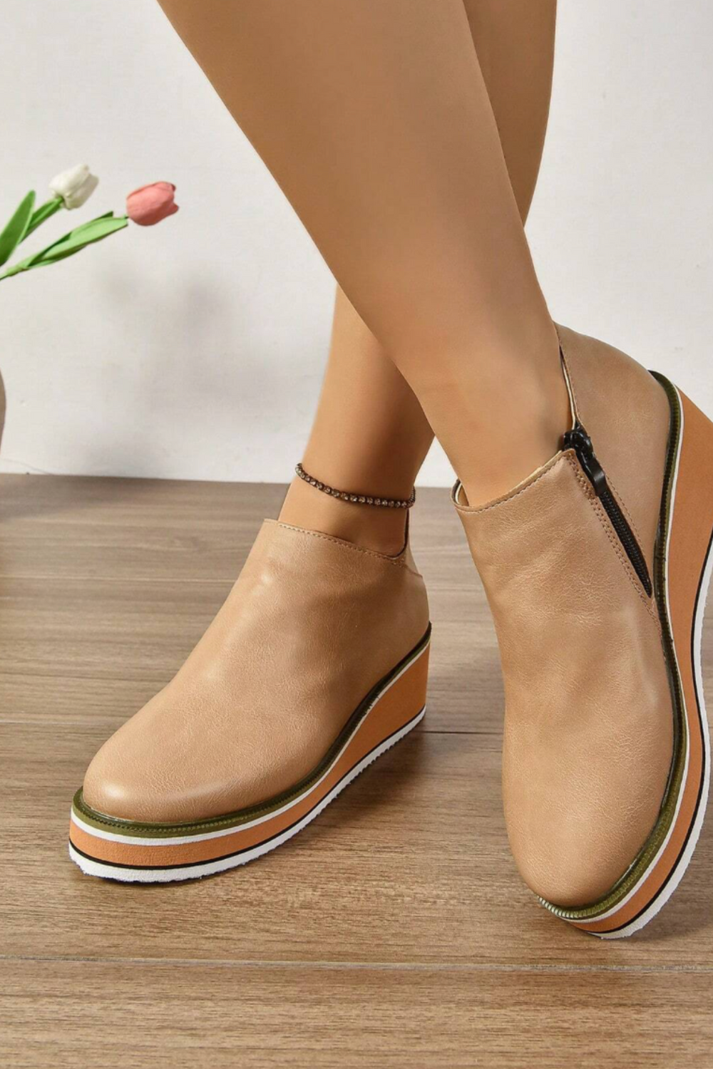 Trinity Stiefel | Beige