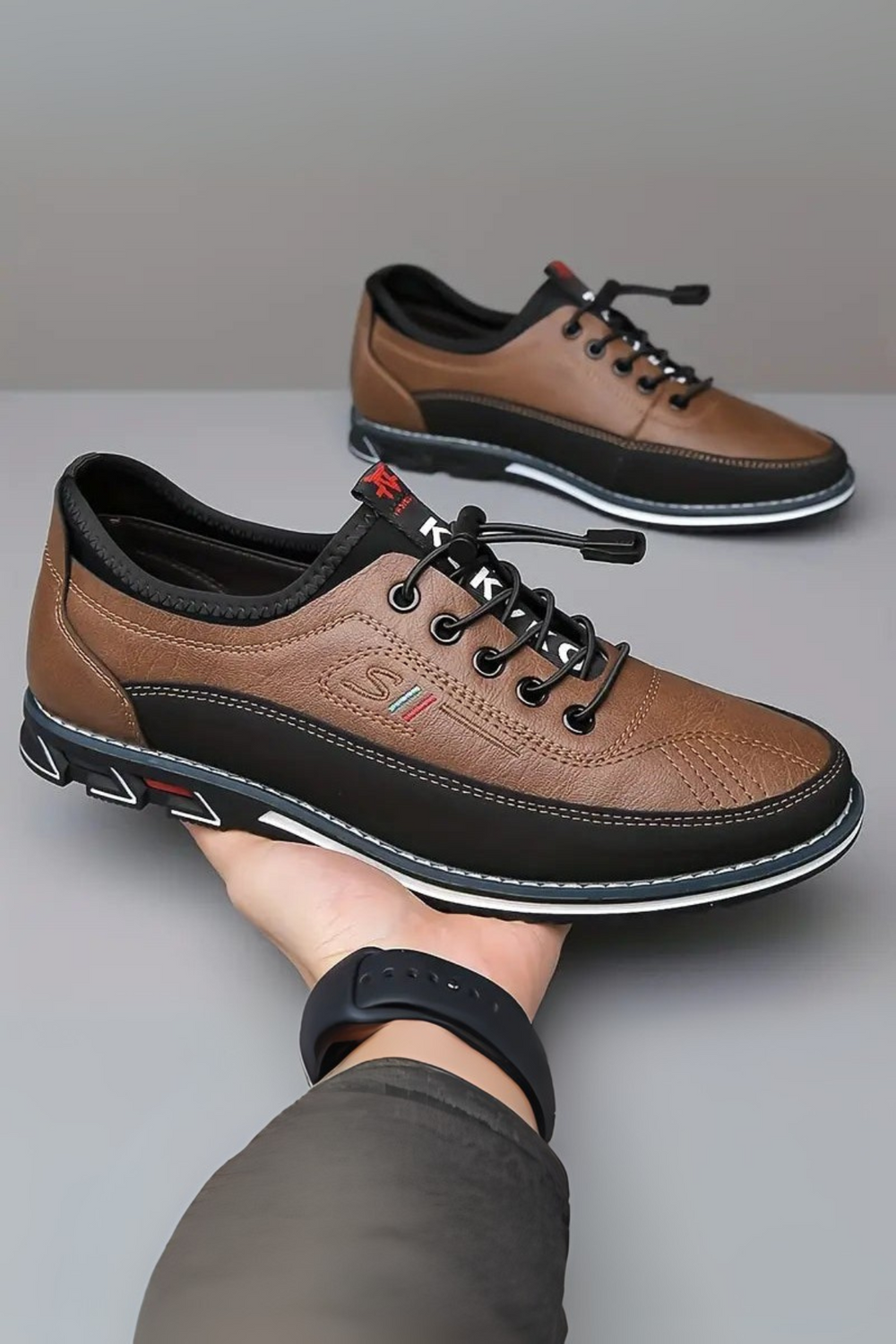 Bertholdt Eleganter Herrenschuh für Alltag & Komfort | Braun