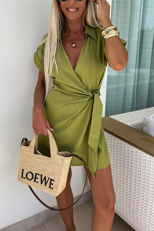 Saskia | Lässiger Leinen-Jumpsuit mit Revers