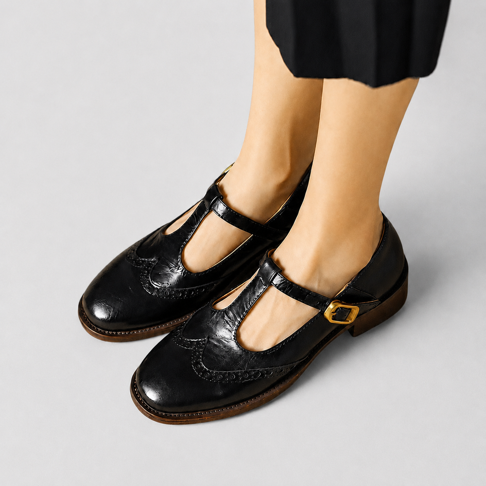 Livian - Retro-Absatzsandalen