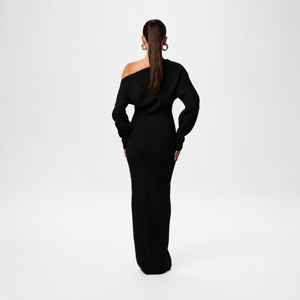Tahlia - Elegantes Maxikleid mit einseitigem Träger