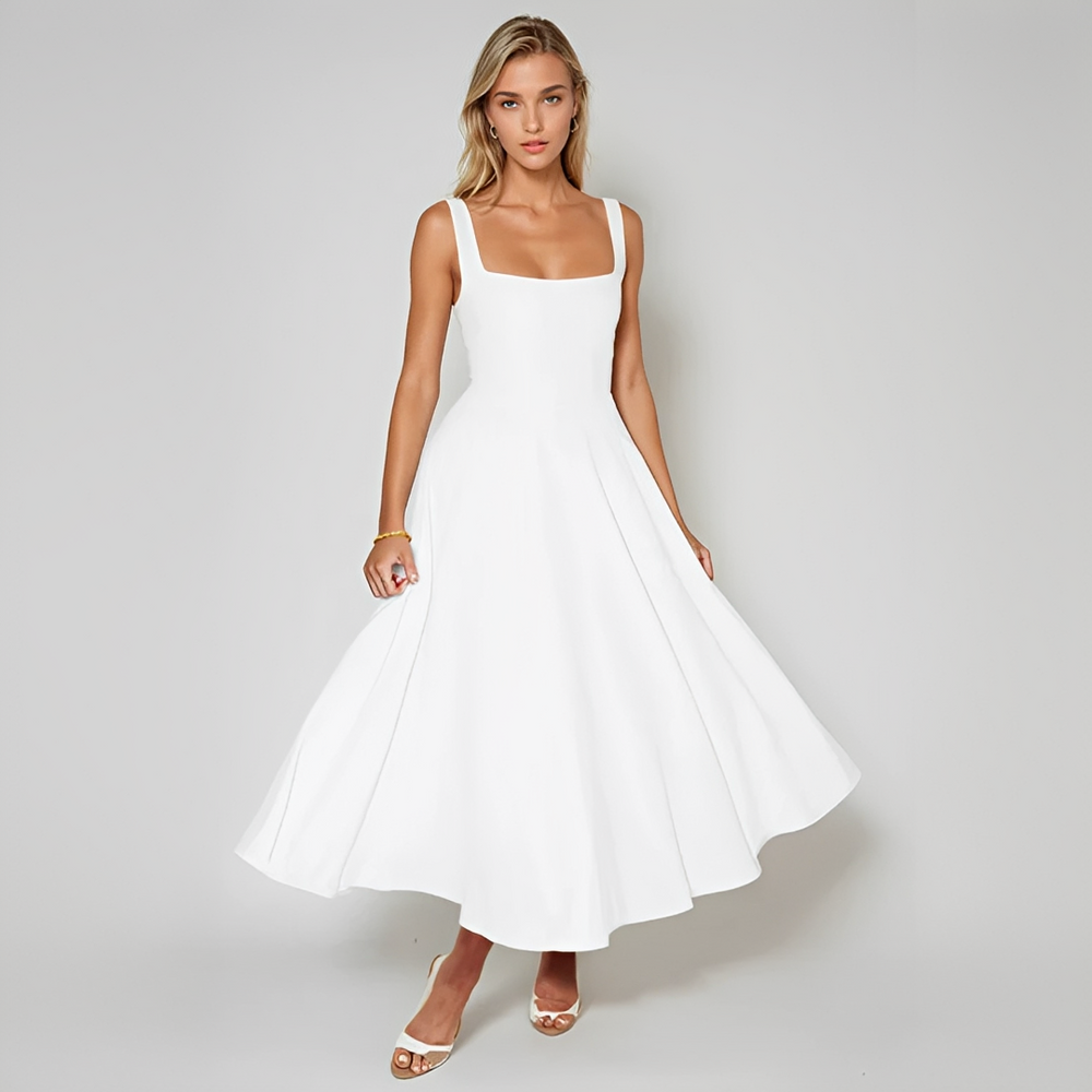 Yarabelle - Schickes Träger-Midi-Kleid