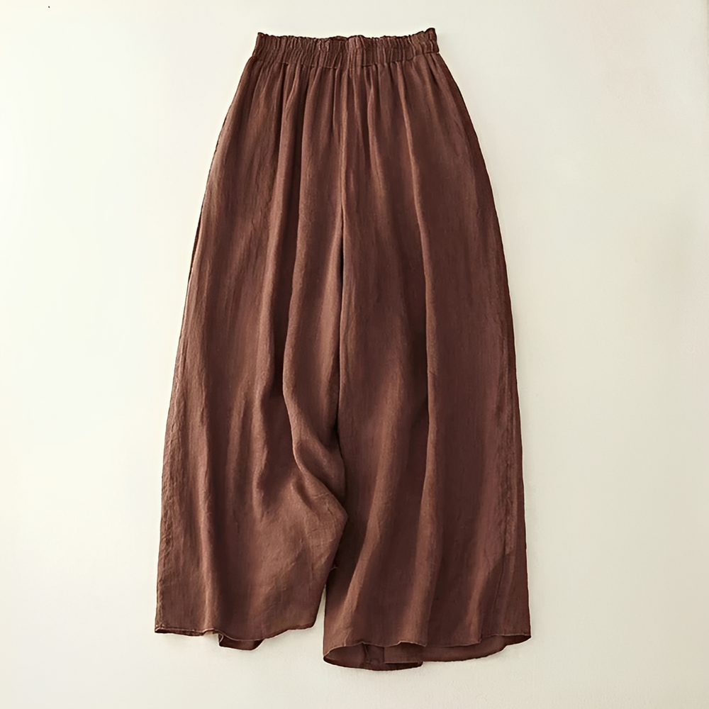 Zavina - Hose mit flexiblem Bund und weitem Schnitt