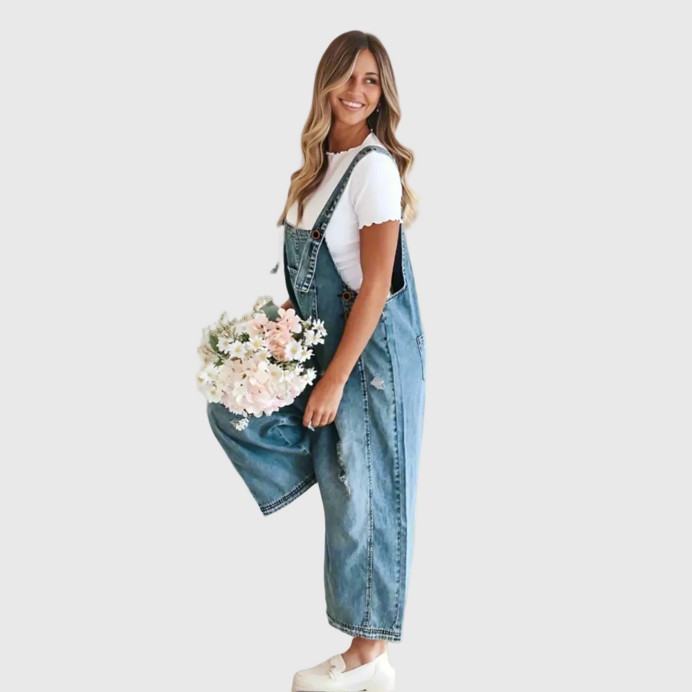 Yuna - Jumpsuit mit Vintage-Waschung