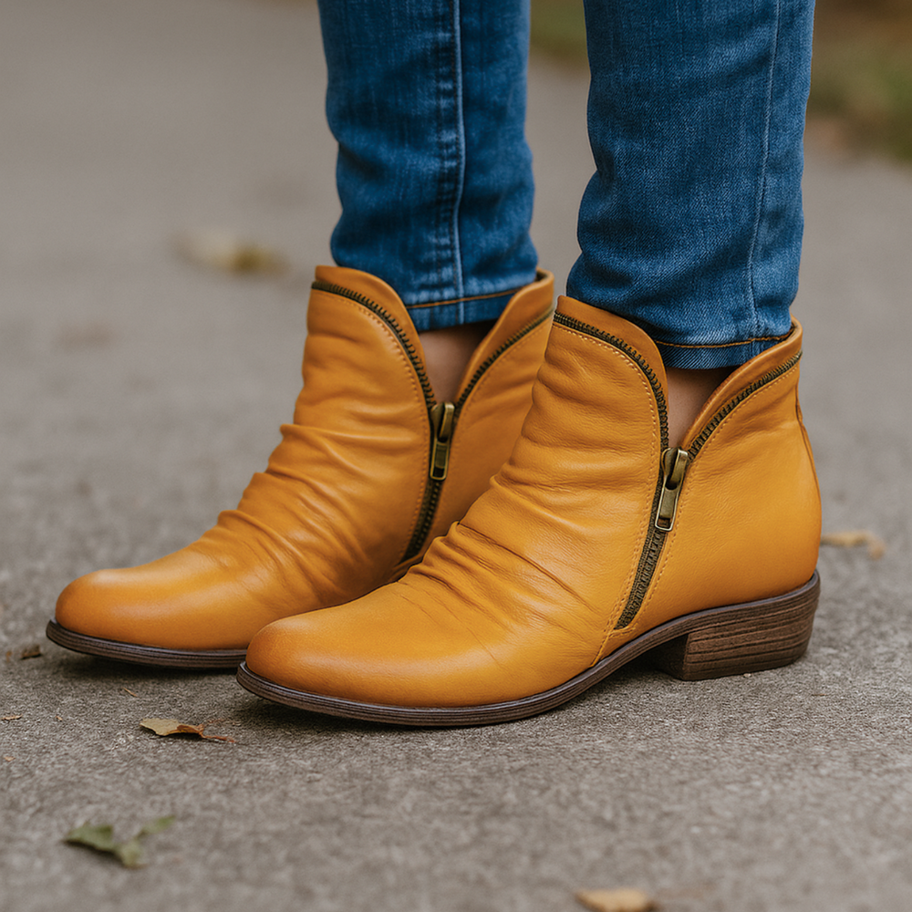 Keisha Orthopädische Ankle Boots | Gelb