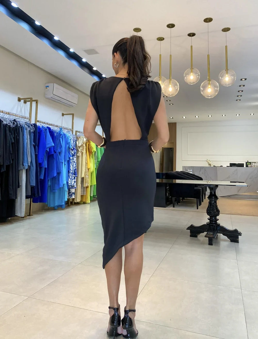 Meelia – Elegantes, ärmelloses Midikleid