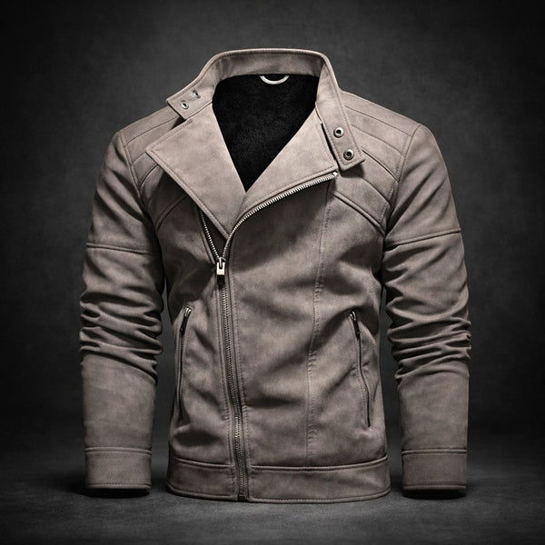 Jure – Lederjacke Mit Reißverschluss