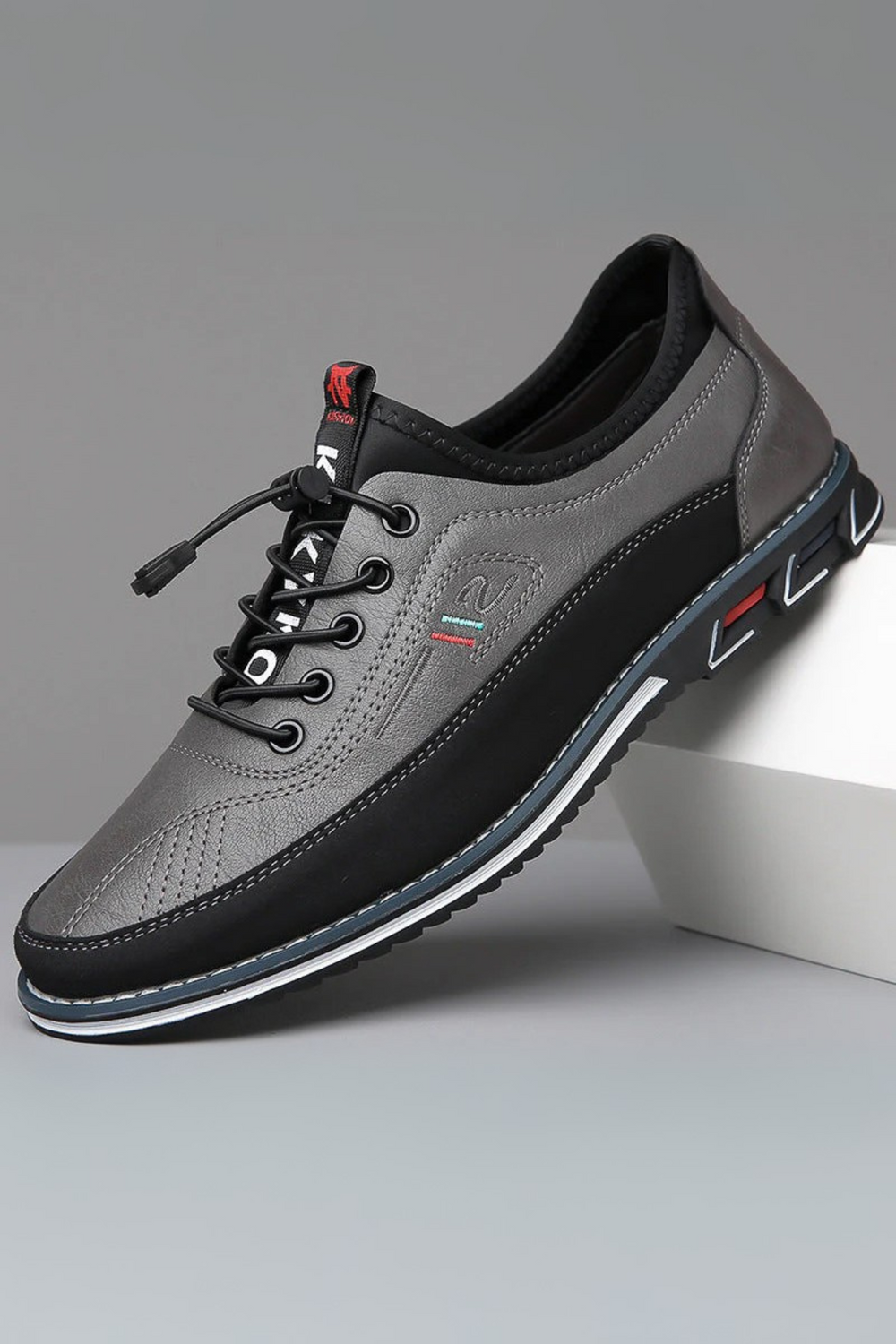 Bertholdt Eleganter Herrenschuh für Alltag & Komfort | Grau