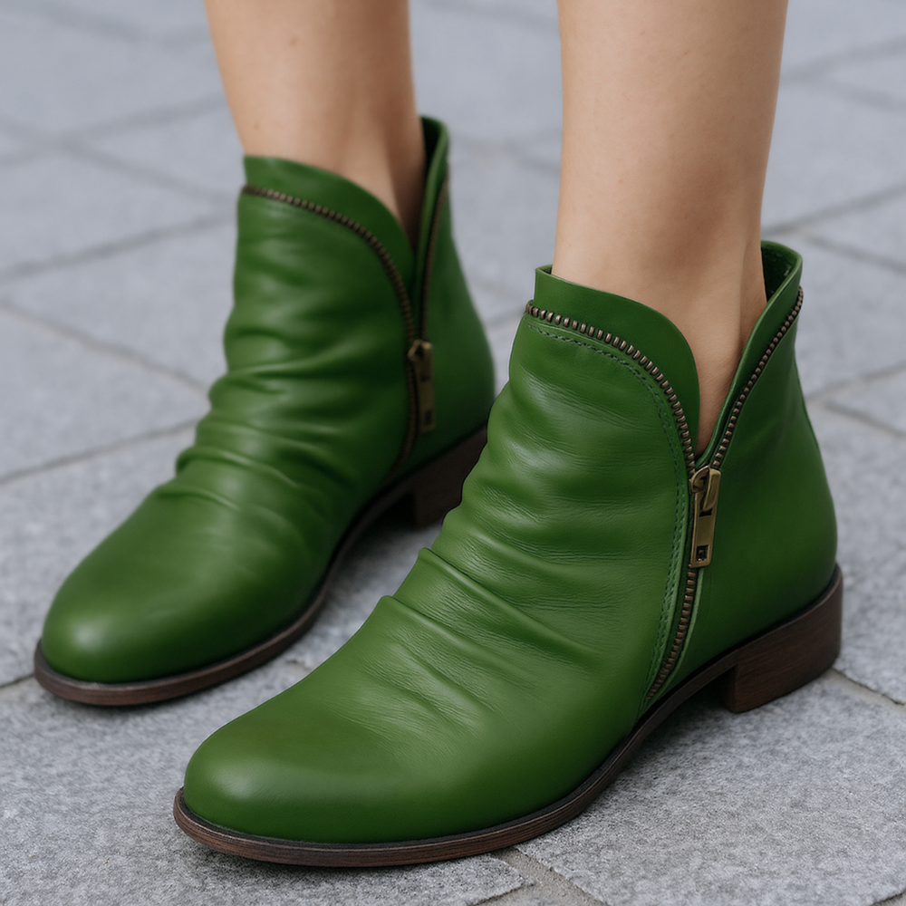Keisha Orthopädische Ankle Boots | Grün